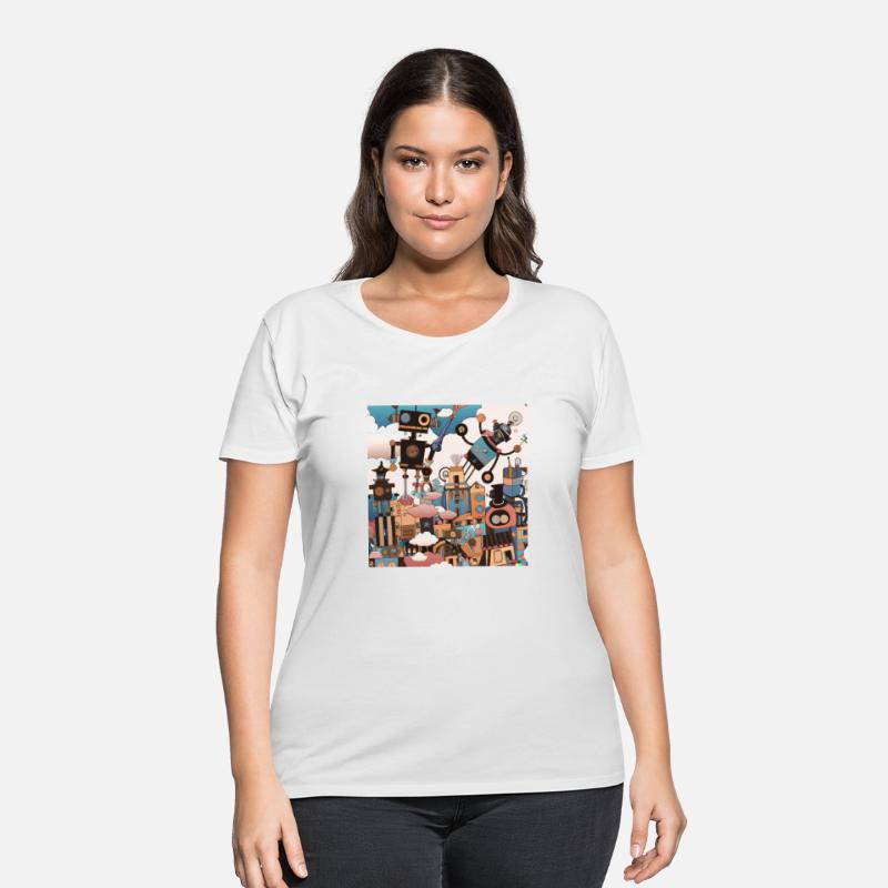 Robot City Cartoon Design