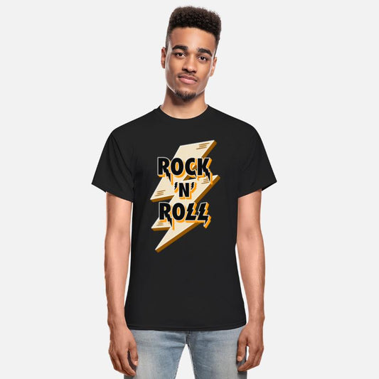 Rock'N'Roll Sign With Lightning Bolt