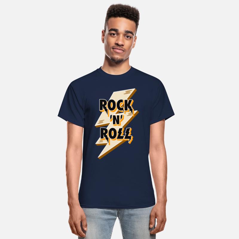 Rock'N'Roll Sign With Lightning Bolt