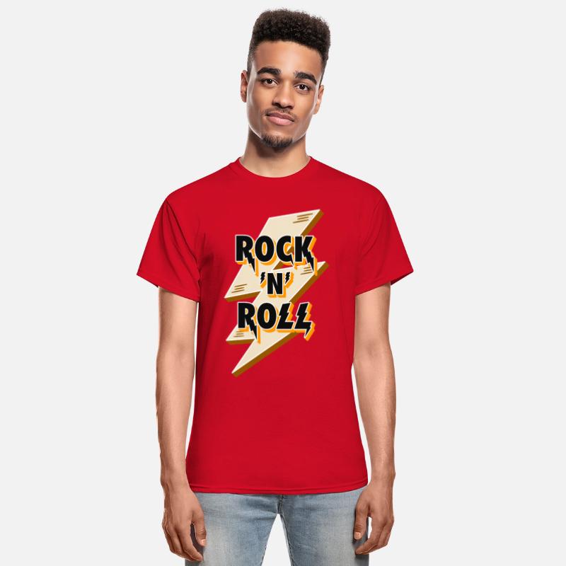 Rock'N'Roll Sign With Lightning Bolt