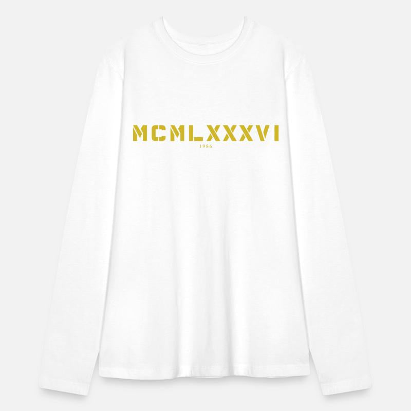 Roman numeral Year of birth Made in 1986