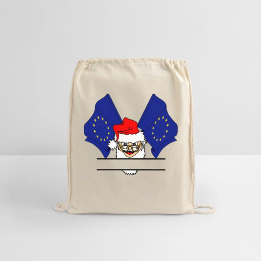 Santa Claus flag Europe text space