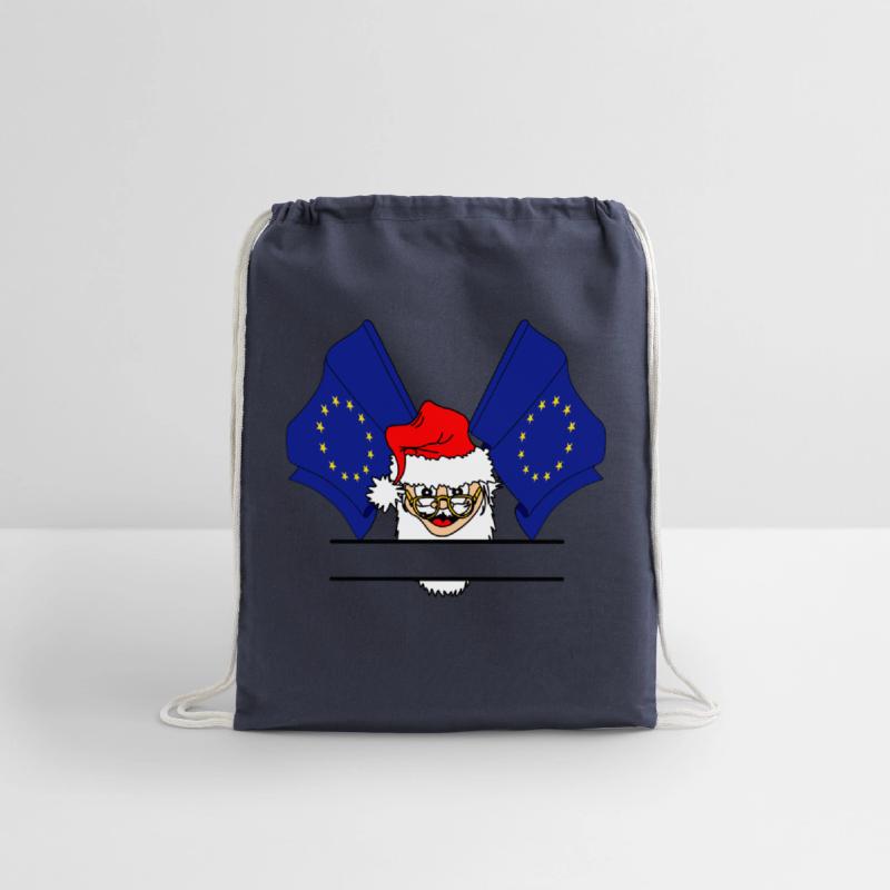 Santa Claus flag Europe text space