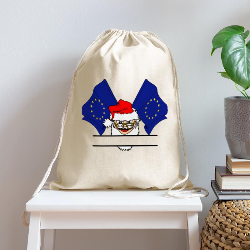 Santa Claus flag Europe text space