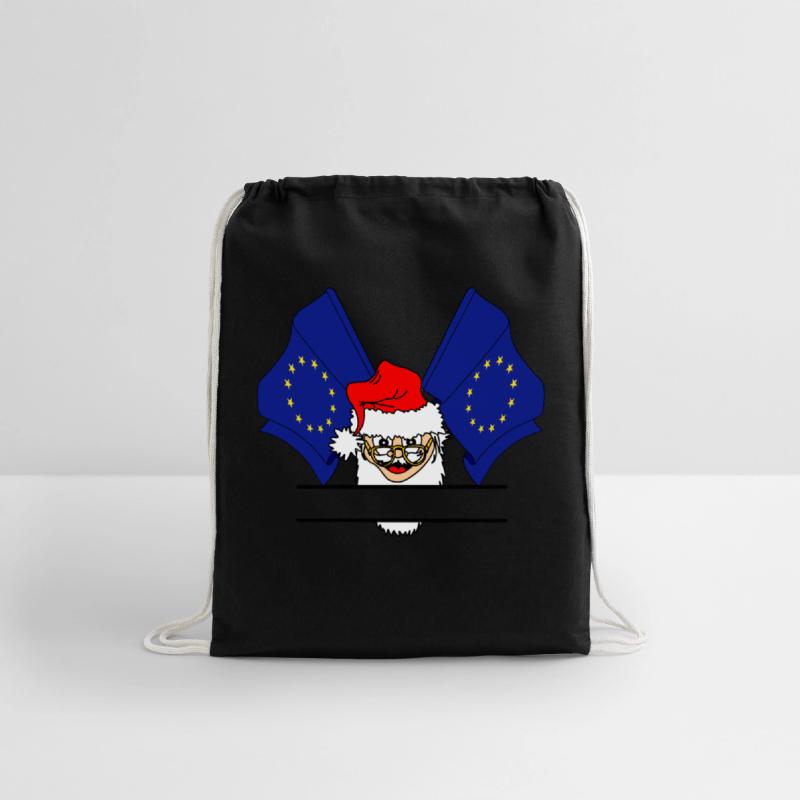 Santa Claus flag Europe text space