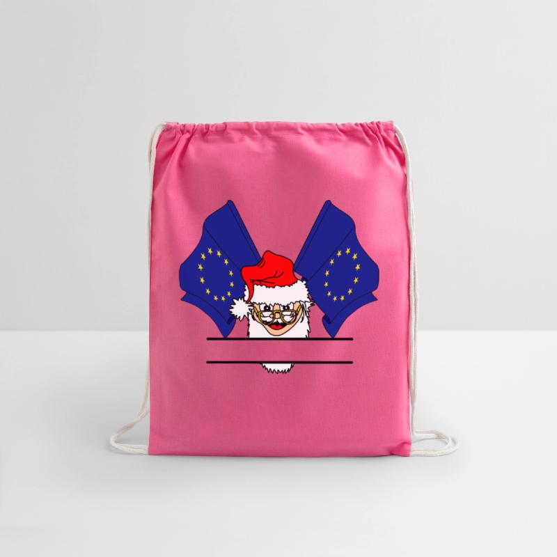 Santa Claus flag Europe text space