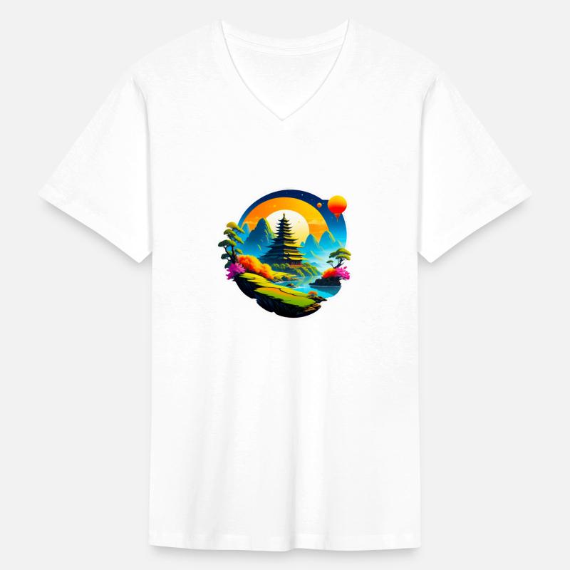 Scenic Vesak Celebration Landscape