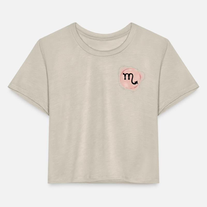 Scorpio Zodiac Signs Light Pink Frame