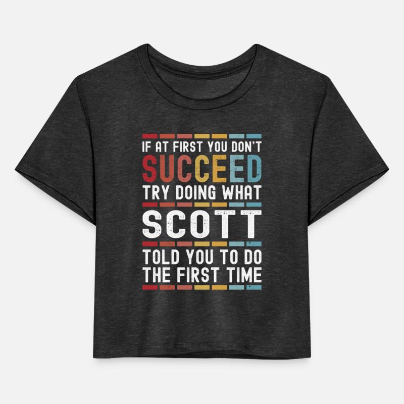 Scott Name Personalized Funny Birthday Christmas