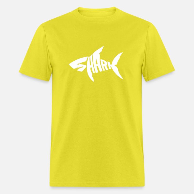 Shark typography for great white shark lover