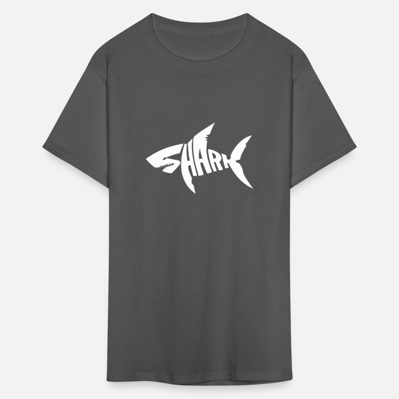 Shark typography for great white shark lover