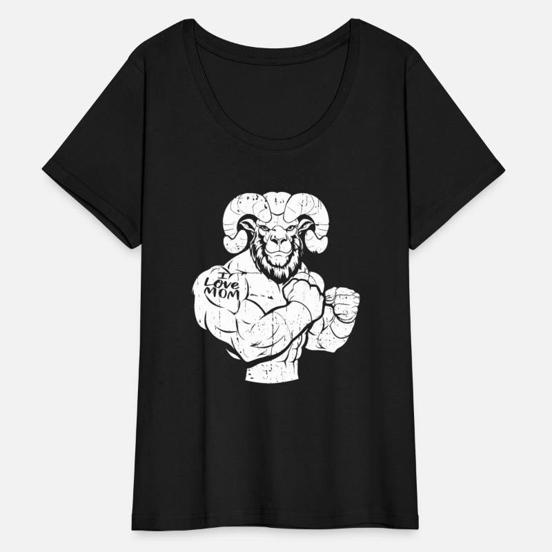 Sheep Biceps Tattoo I Love Mom