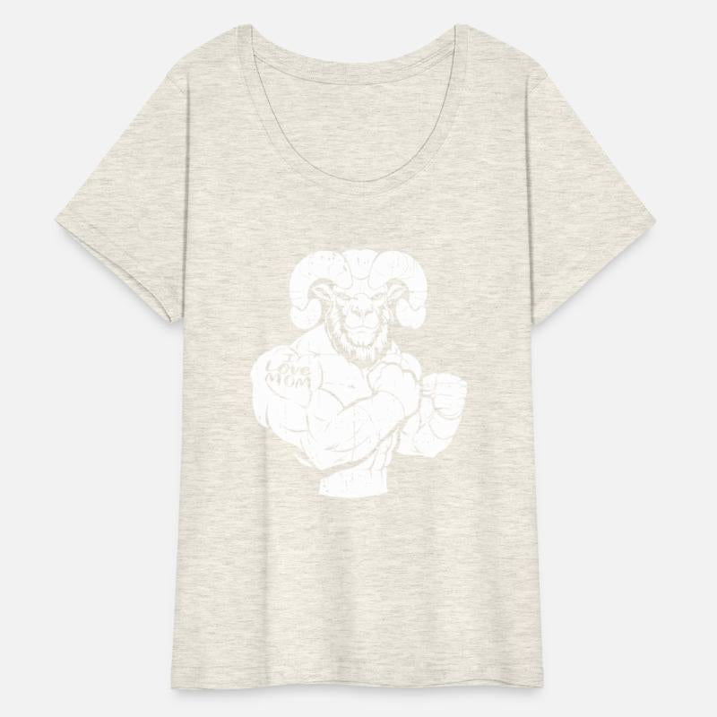 Sheep Biceps Tattoo I Love Mom