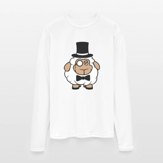 Sheep Mr. Gentleman Top Hat Monocle Glasses Rich