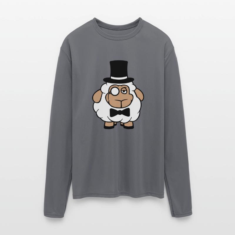 Sheep Mr. Gentleman Top Hat Monocle Glasses Rich