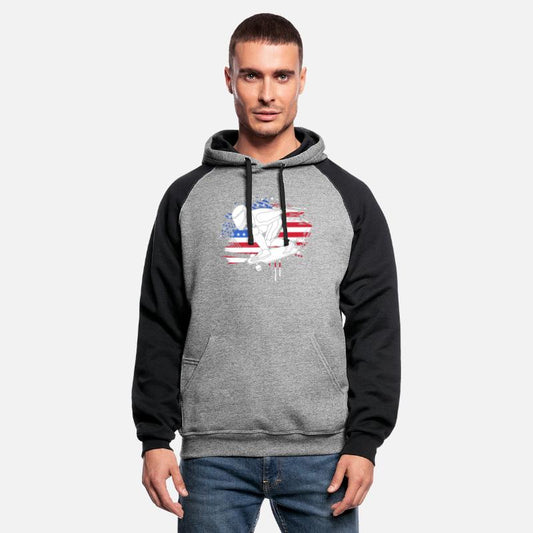 Skater Skateboard American Flag Longboard