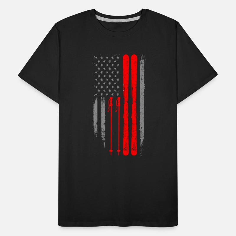Skiing - Skiing - US ski T shirt