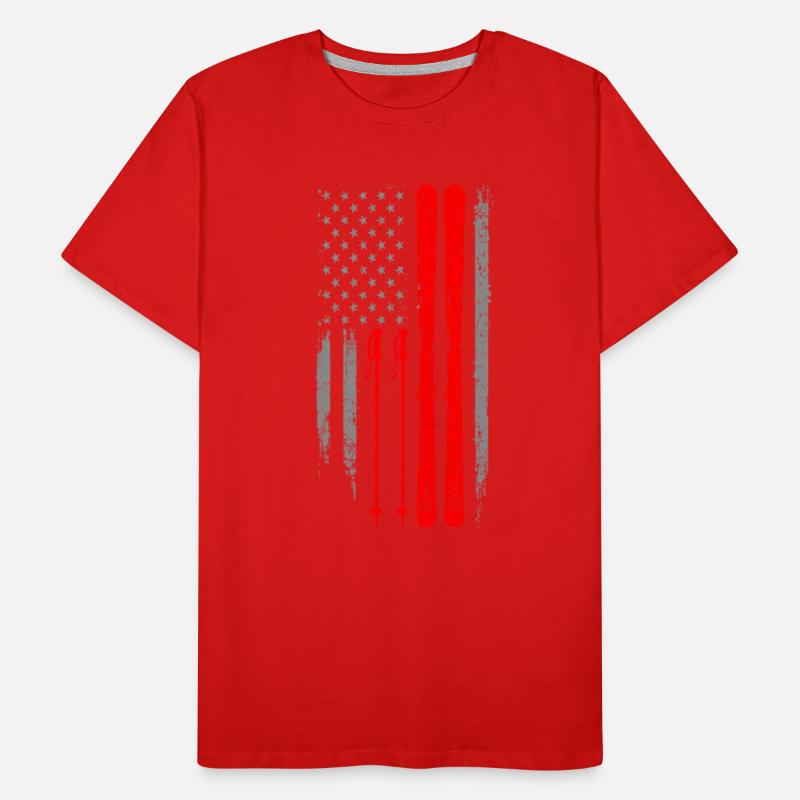 Skiing - Skiing - US ski T shirt