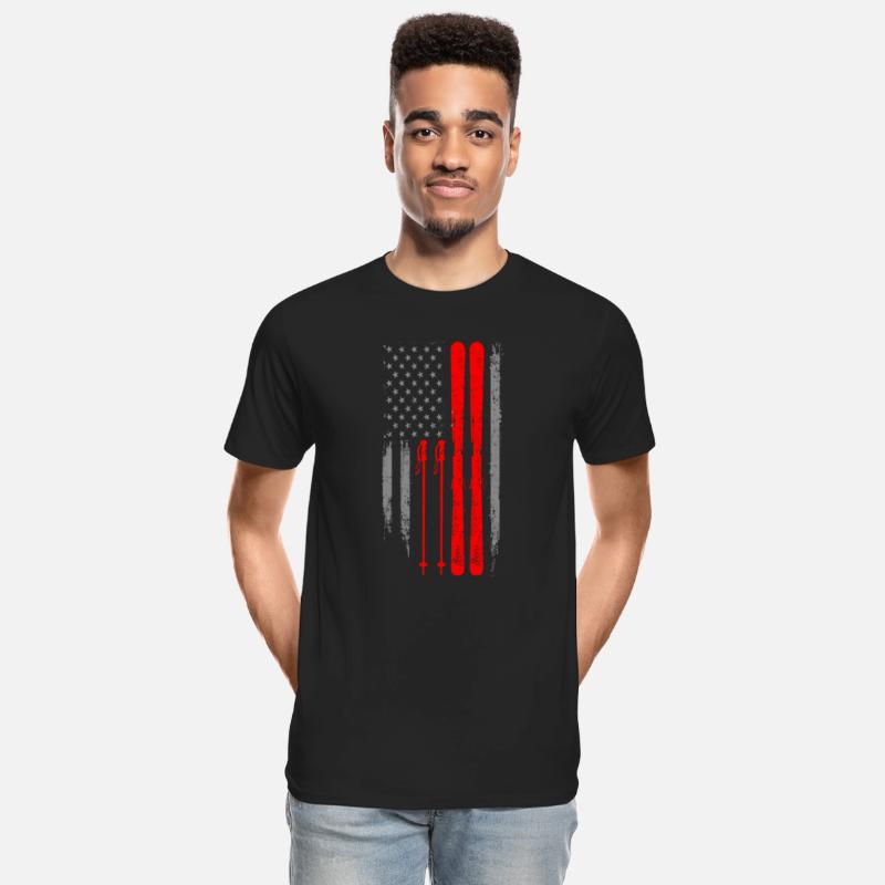 Skiing - Skiing - US ski T shirt