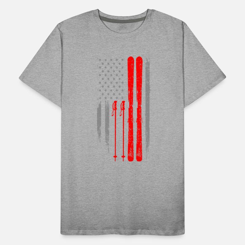 Skiing - Skiing - US ski T shirt
