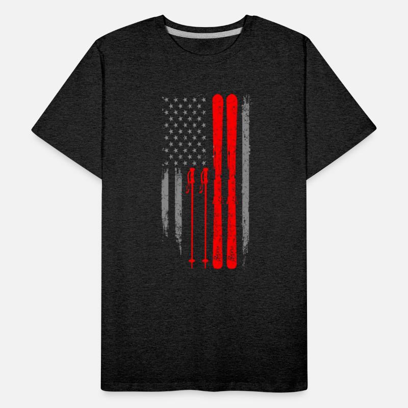 Skiing - Skiing - US ski T shirt