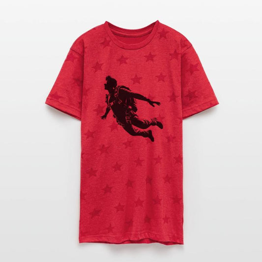 Skydiver Man During A Parachute Jump