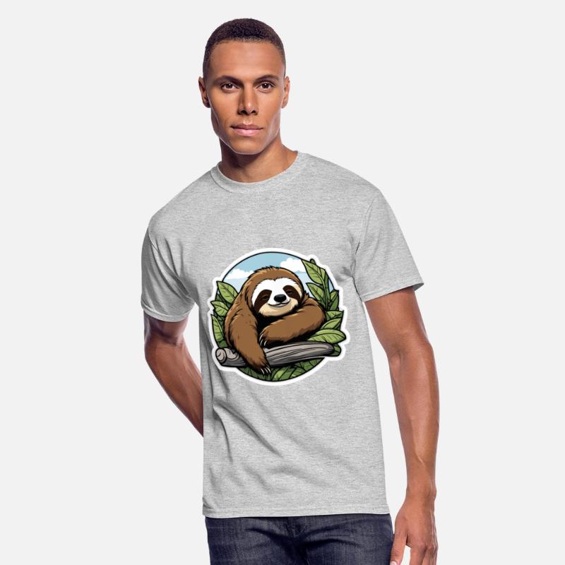 Sleeping Sloth Illustration