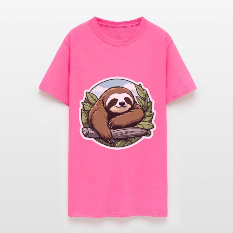 Sleeping Sloth Illustration