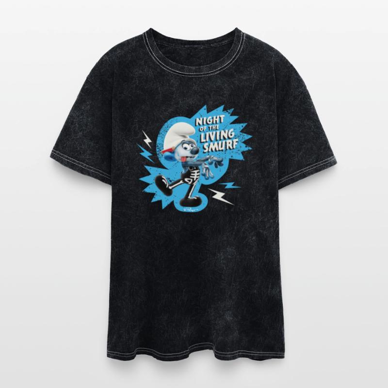 Smurfs Quote And Smurf In Skeleton Costume