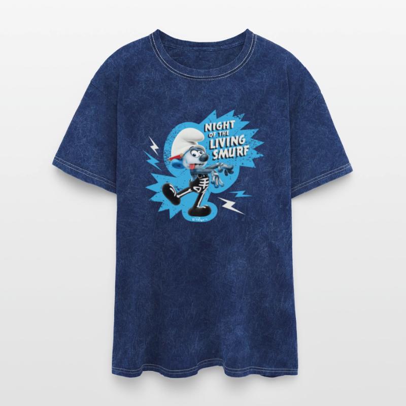 Smurfs Quote And Smurf In Skeleton Costume
