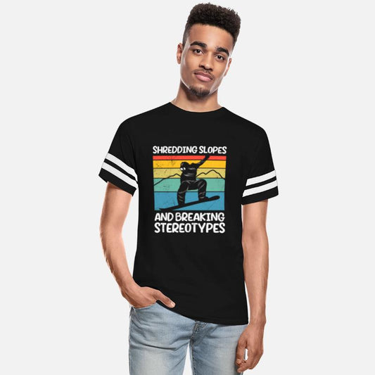 Snowboard Shredding Slopes Snowboarding Shirt