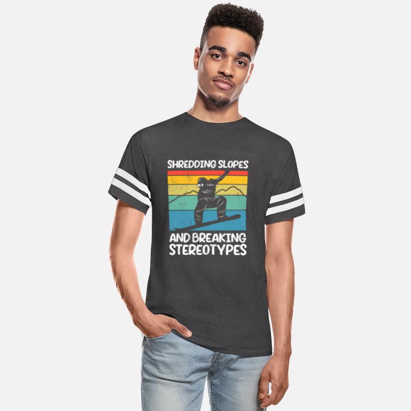 Snowboard Shredding Slopes Snowboarding Shirt