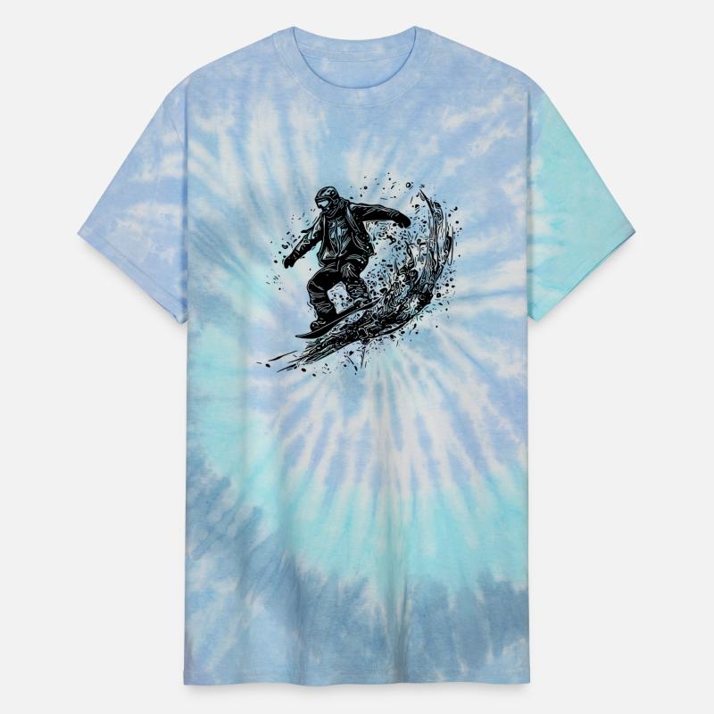 Snowboarding Ride Snowboard Deep Snow Style