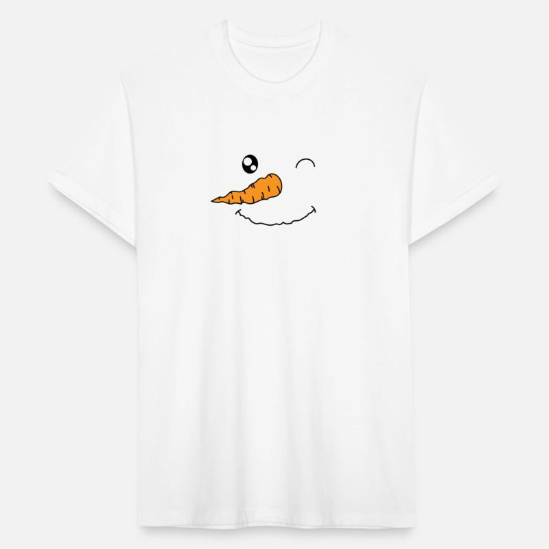 Snowman with Carrot as Nose Winter