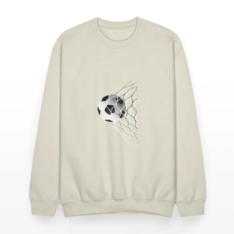 soccer ball in the net