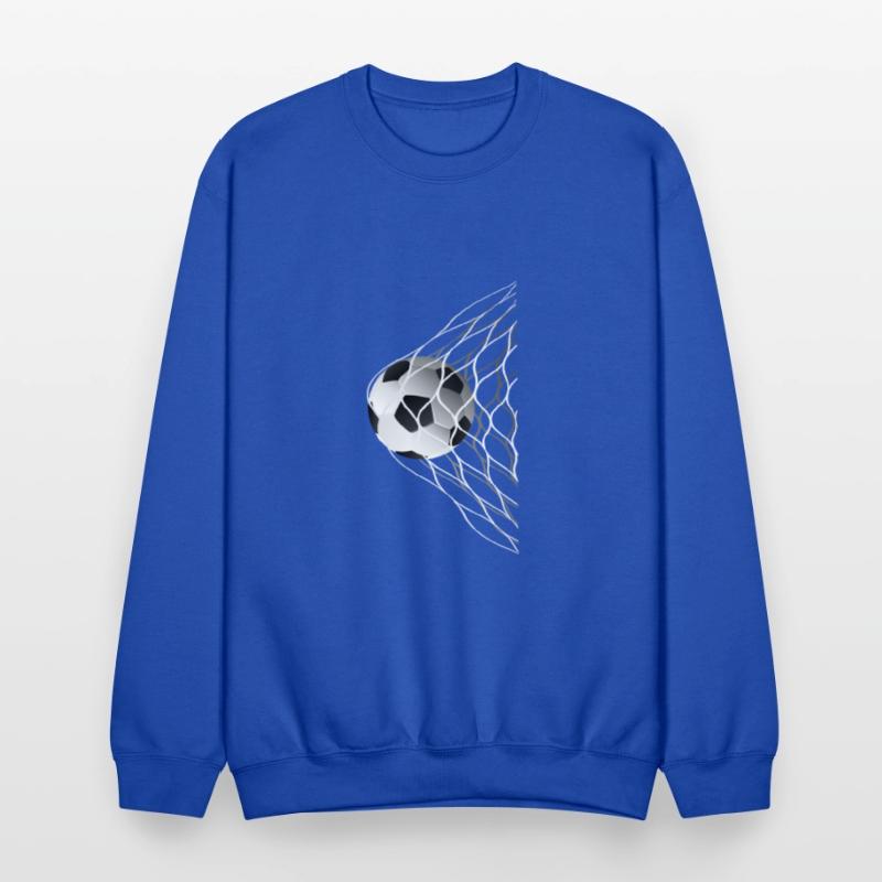 soccer ball in the net