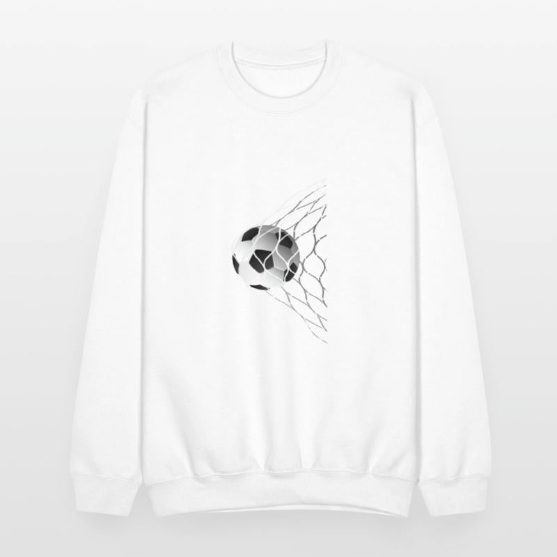 soccer ball in the net