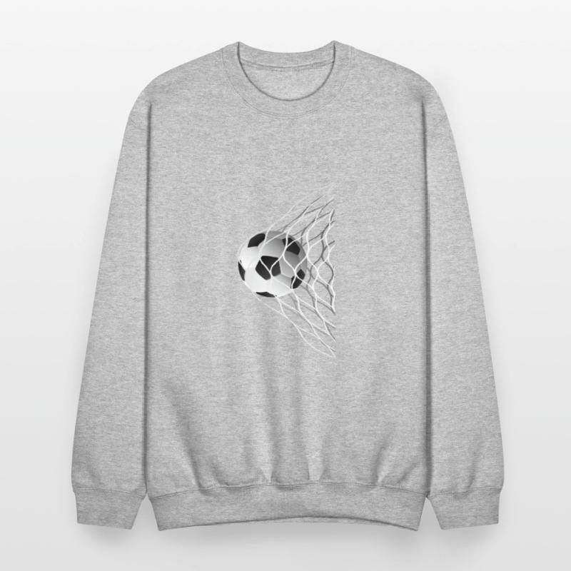 soccer ball in the net