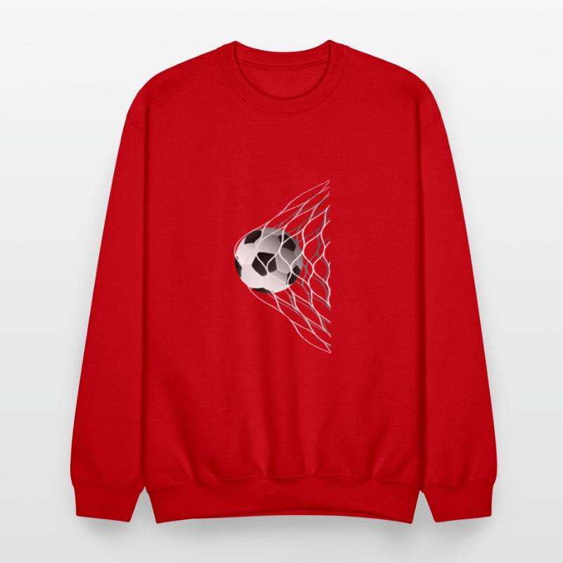 soccer ball in the net