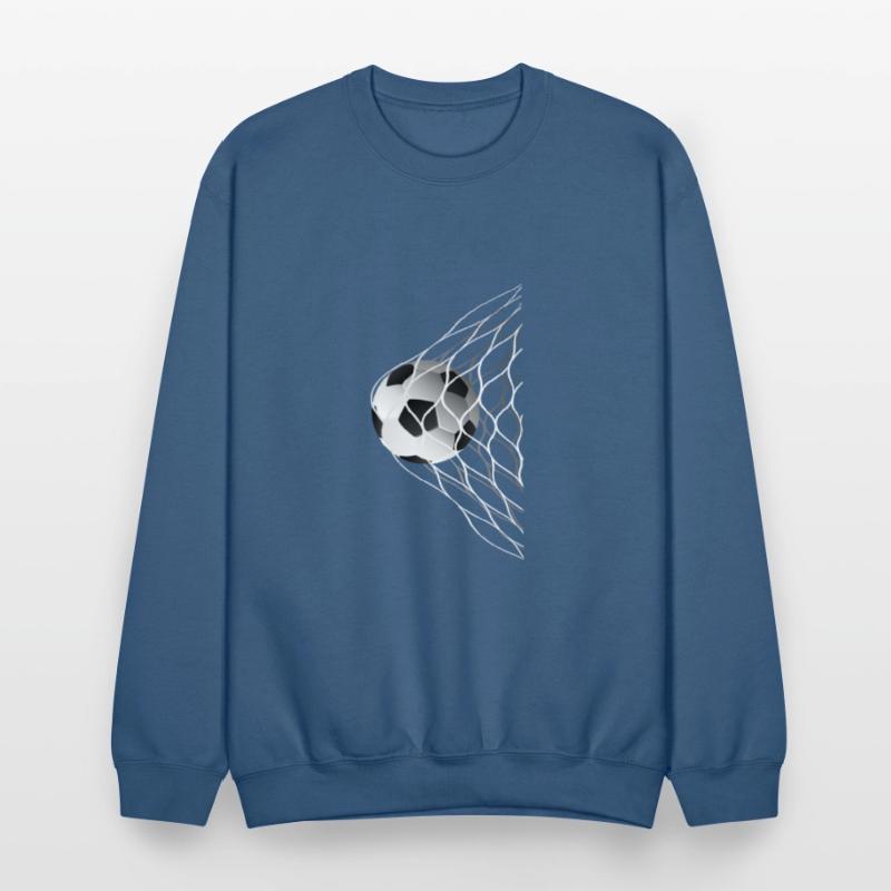 soccer ball in the net