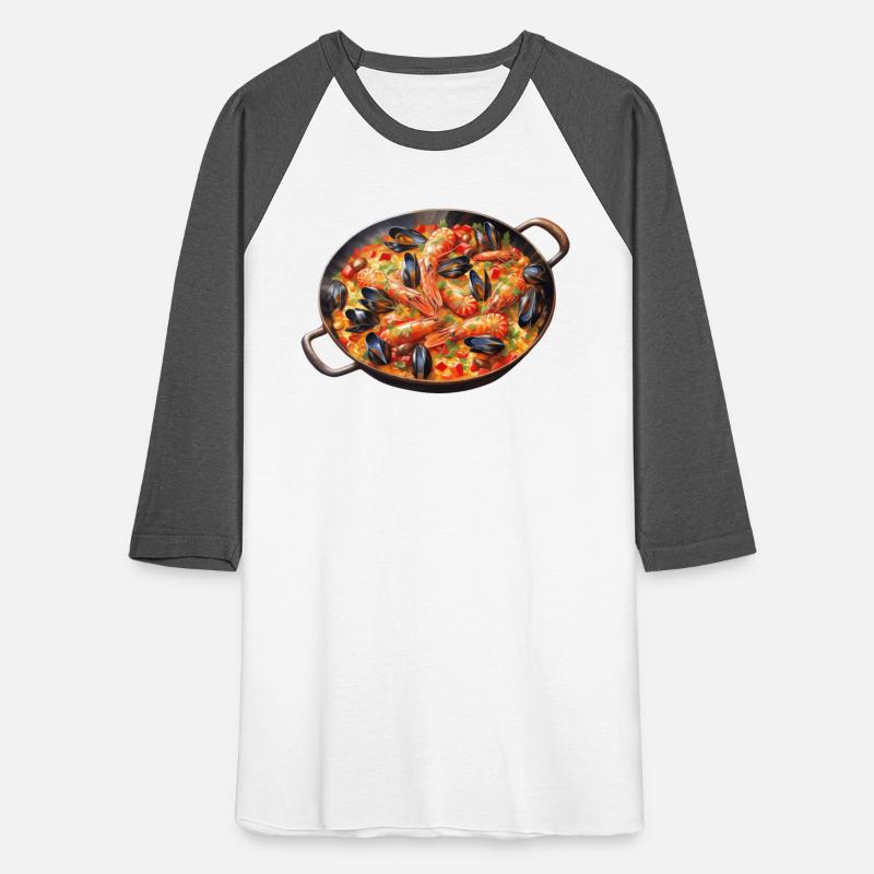 Spanish Seafood Paella With Shrimps and Mussels