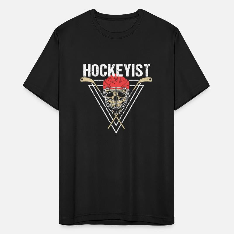 Spooky Hockey Player Enforcer Halloween Skull Bone