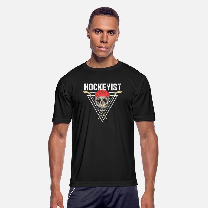 Spooky Hockey Player Enforcer Halloween Skull Bone
