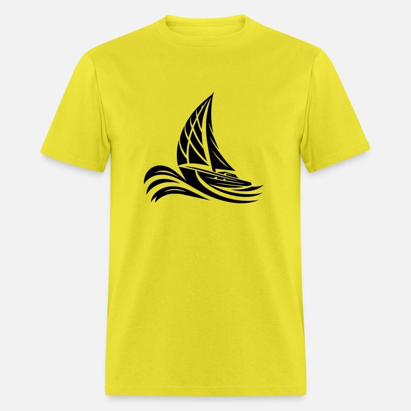 Sporty Sailing Boat In Heavy Swell