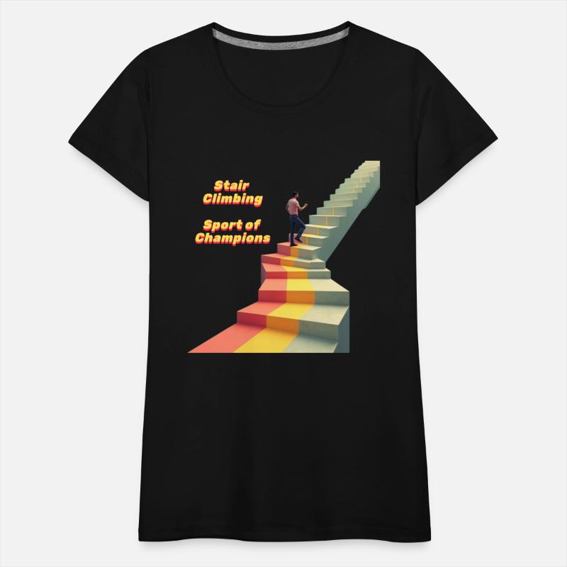 Stair climbing, the sport of champions, stairs.