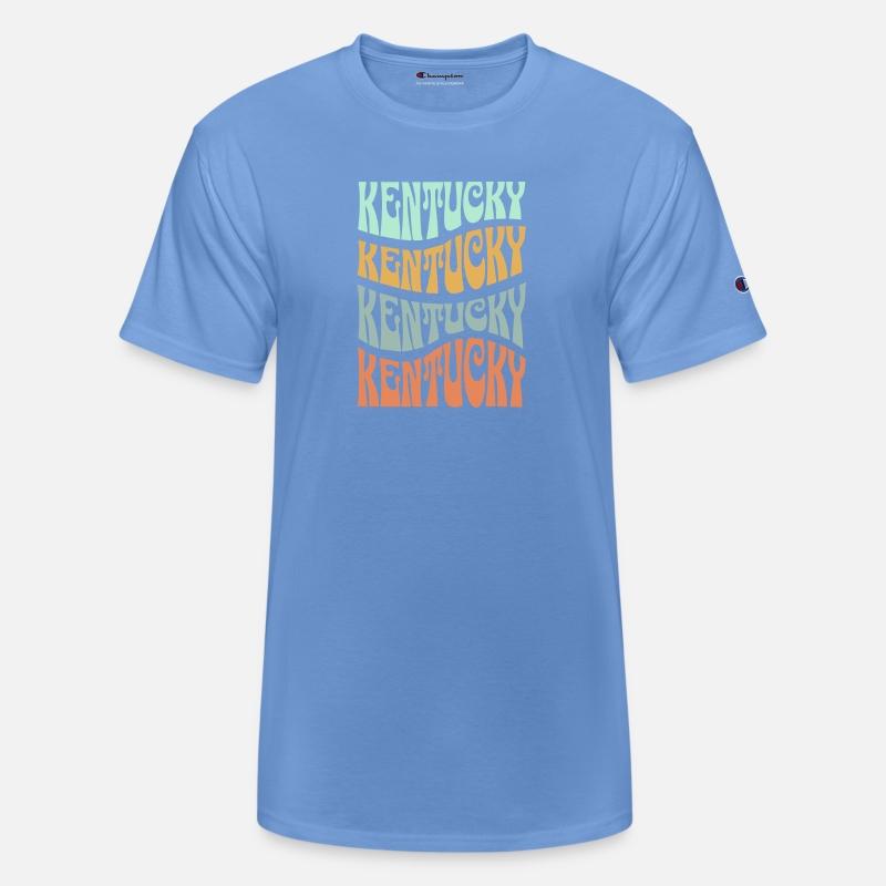 State Of Kentucky Retro Aesthetic Groovy Font