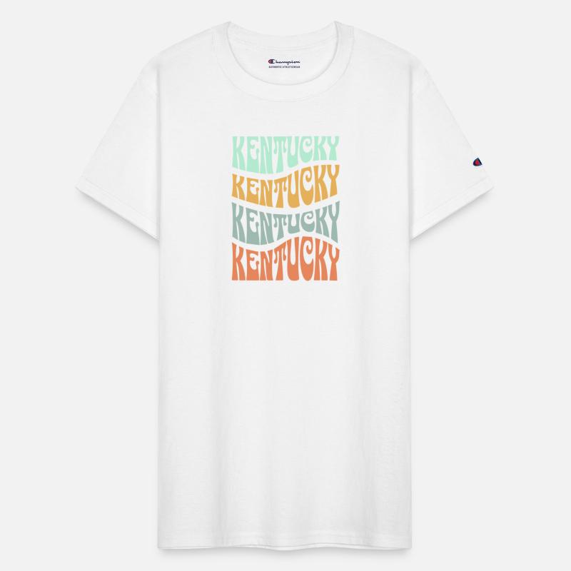 State Of Kentucky Retro Aesthetic Groovy Font