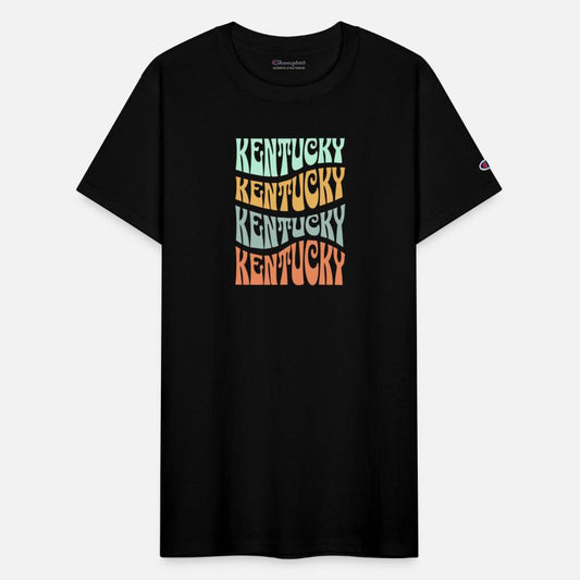 State Of Kentucky Retro Aesthetic Groovy Font