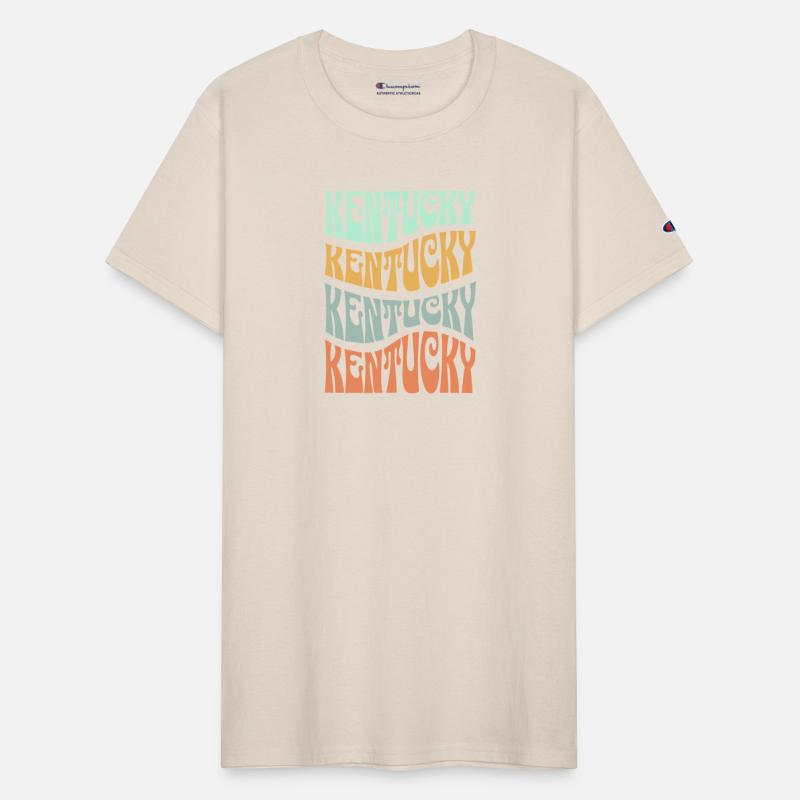 State Of Kentucky Retro Aesthetic Groovy Font