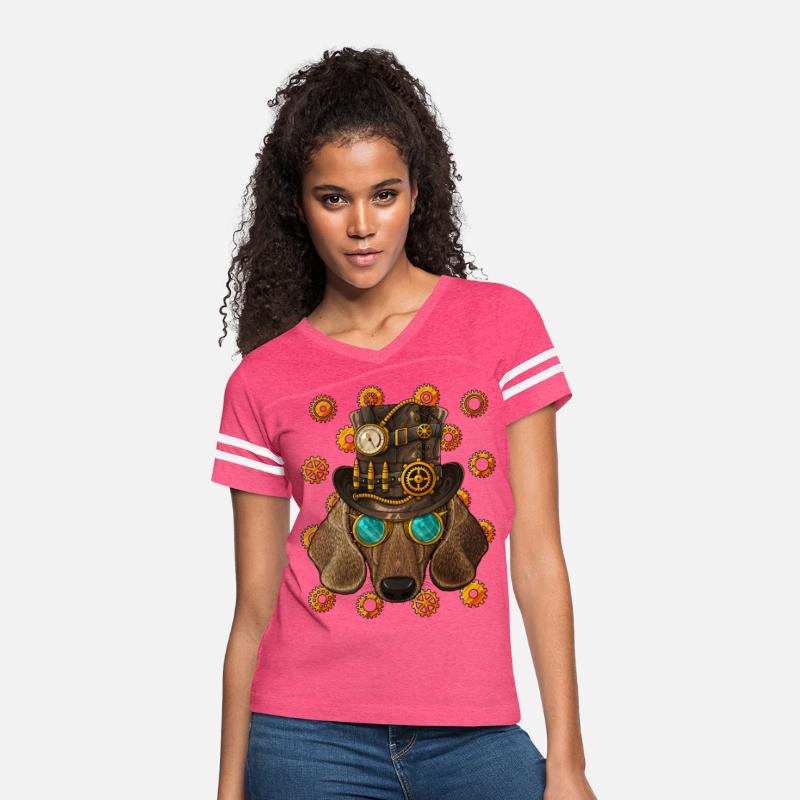 Steampunk Dachshund Medieval Victorian Steam Power